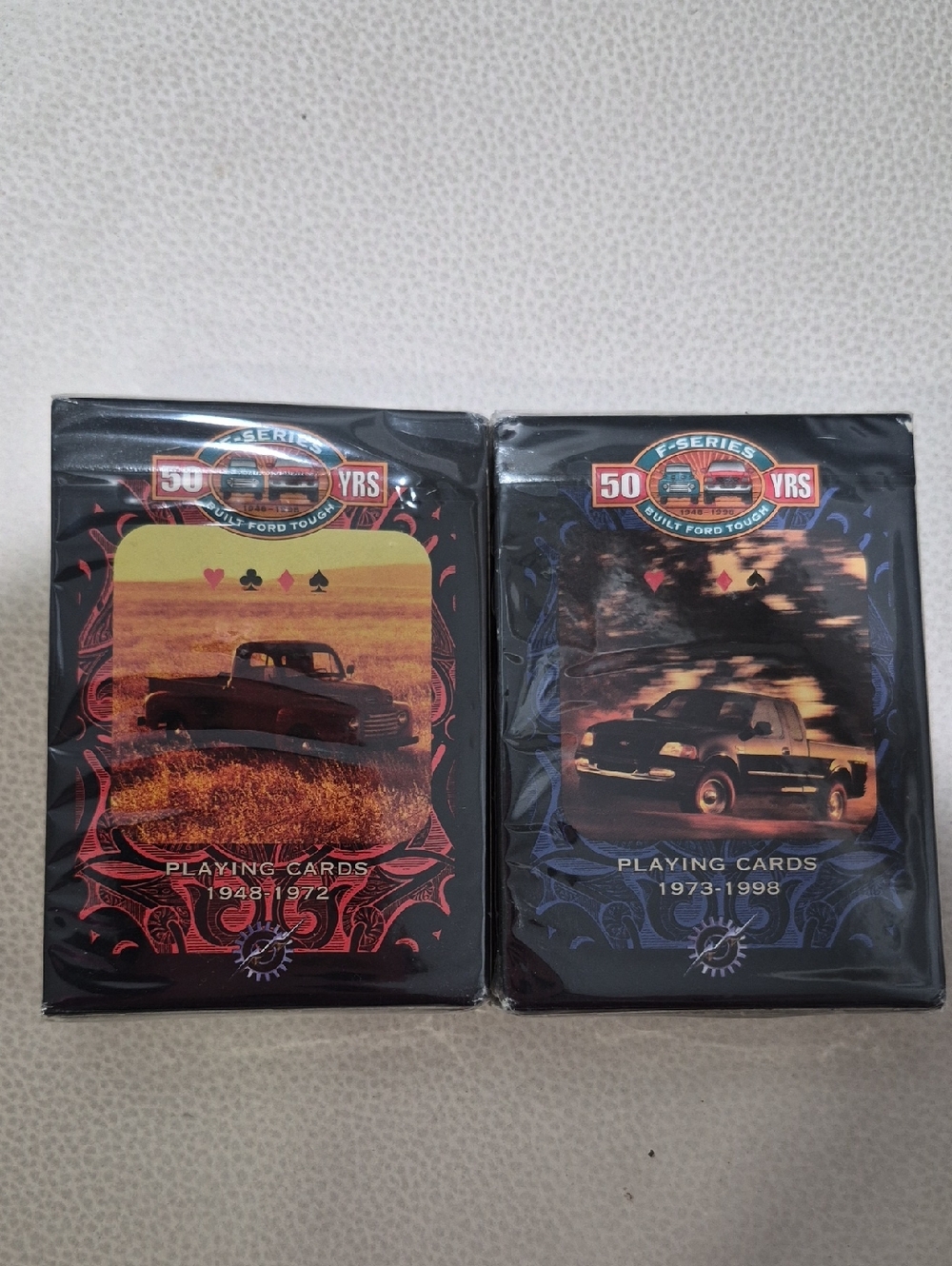 Oxford Playing Cards Decks - Black & Red Artwork